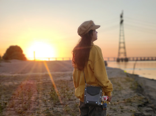 醉美夕阳掉在心里